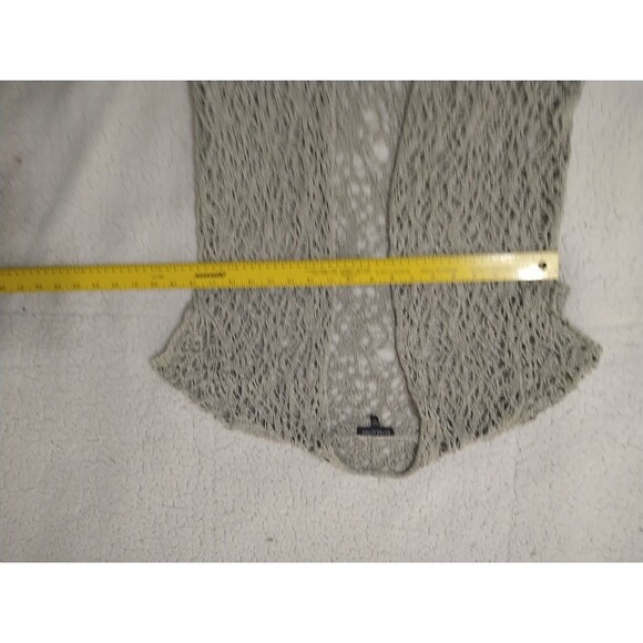 Eileen Fisher Linen Crotchet  Open Cardigan Ps Boho Beachy Cottage Core - Picture 5 of 8